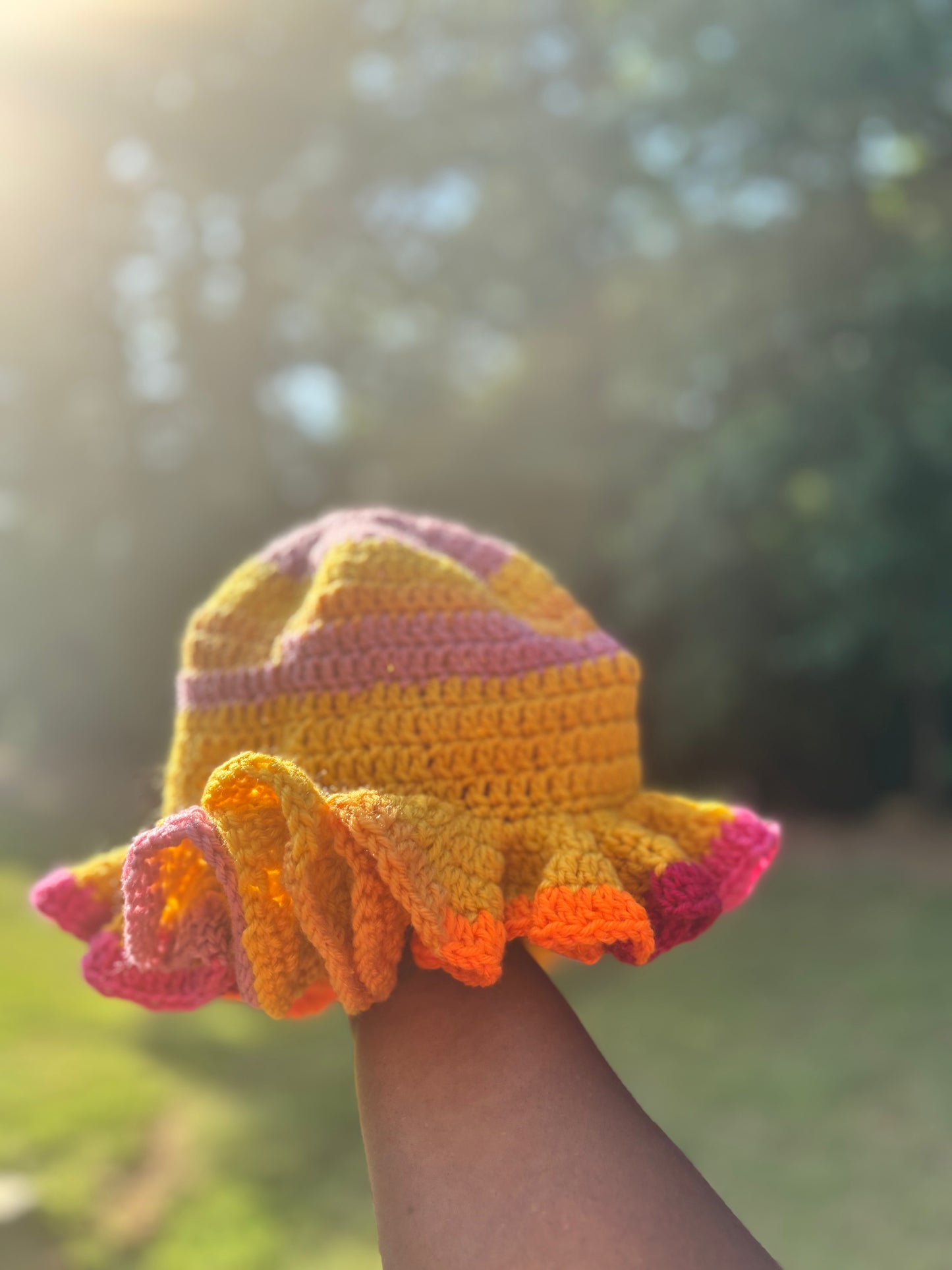 Yellow and pink