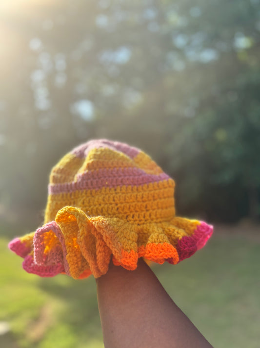 Yellow and pink